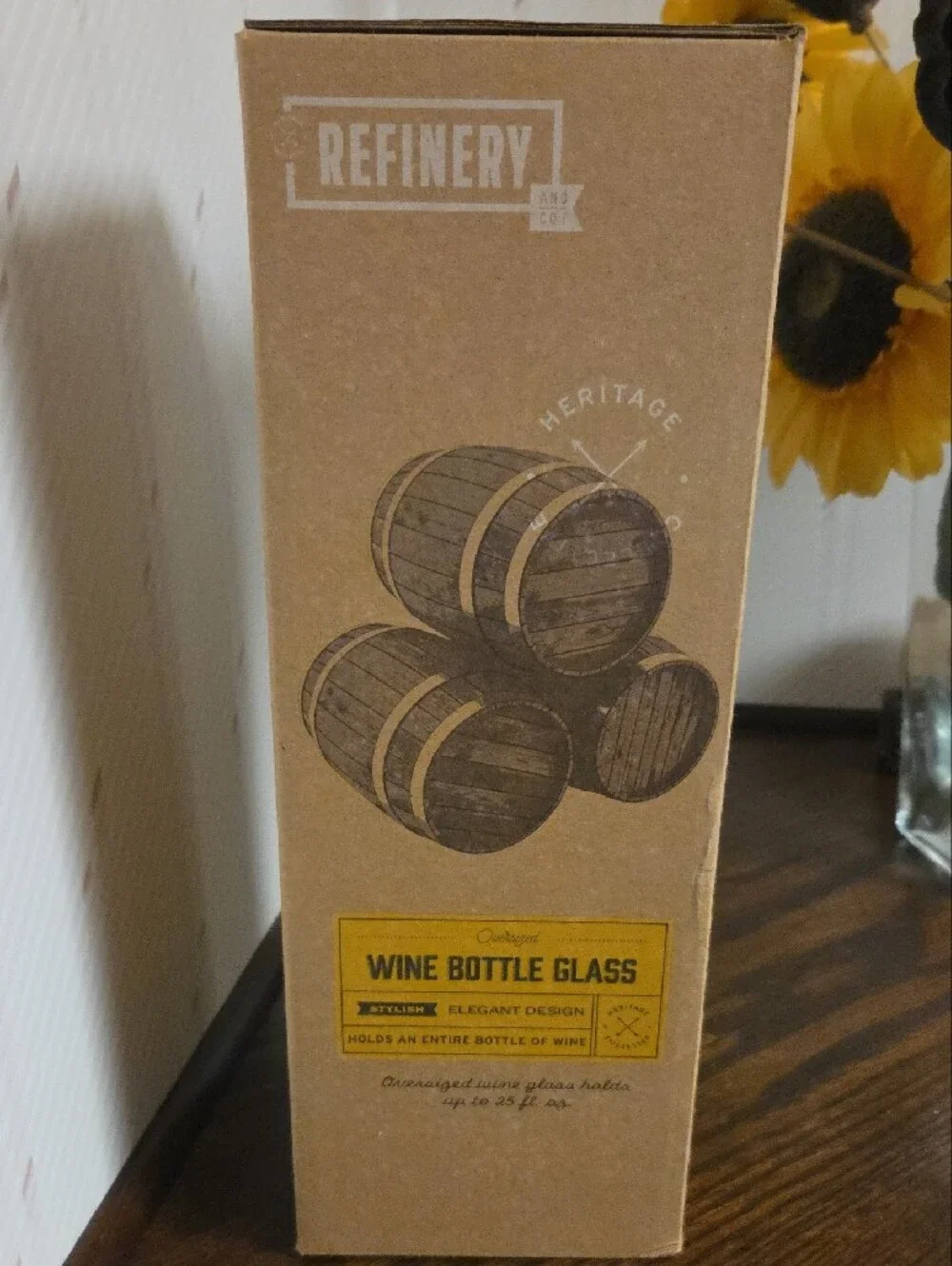 Refinery Wine Bottle Glass